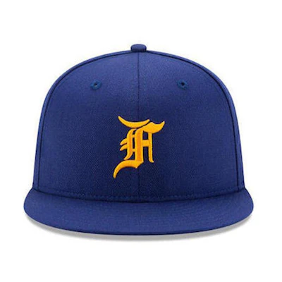 FOG All Star New Era Fitted Cap Hat Blue/Yellow