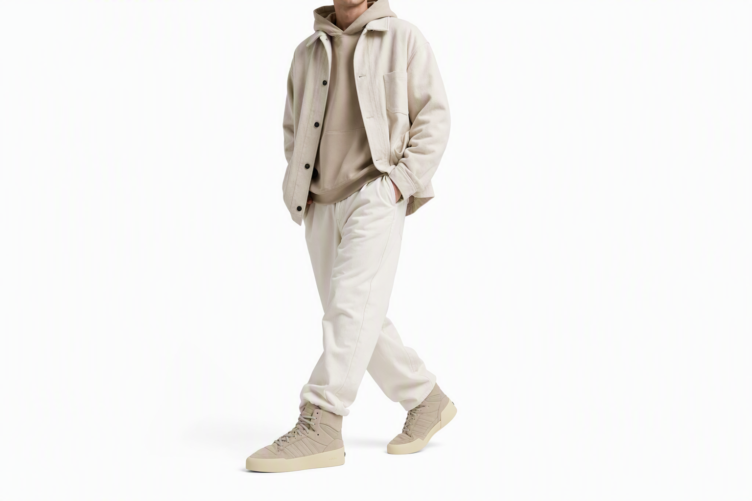 Order Fear of God Athletics x adidas '86 高筒 '芝麻' IF6683