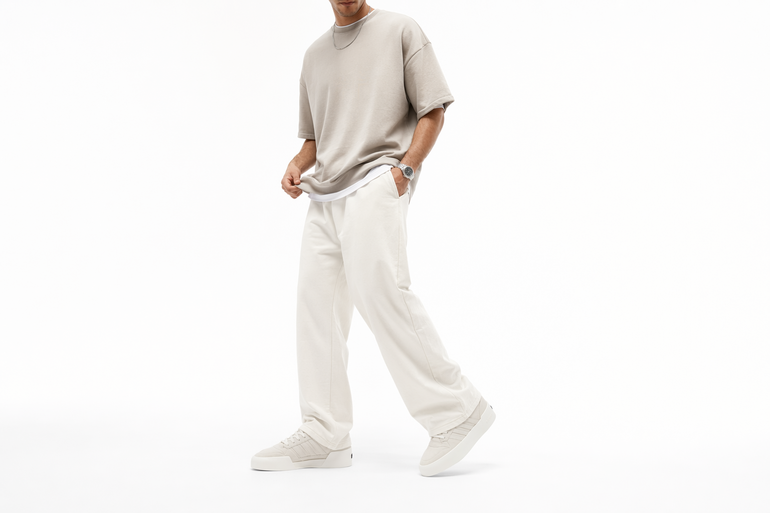 Order Fear of God x adidas '86 低帮鞋 'Talc' 白垩色 IE6215