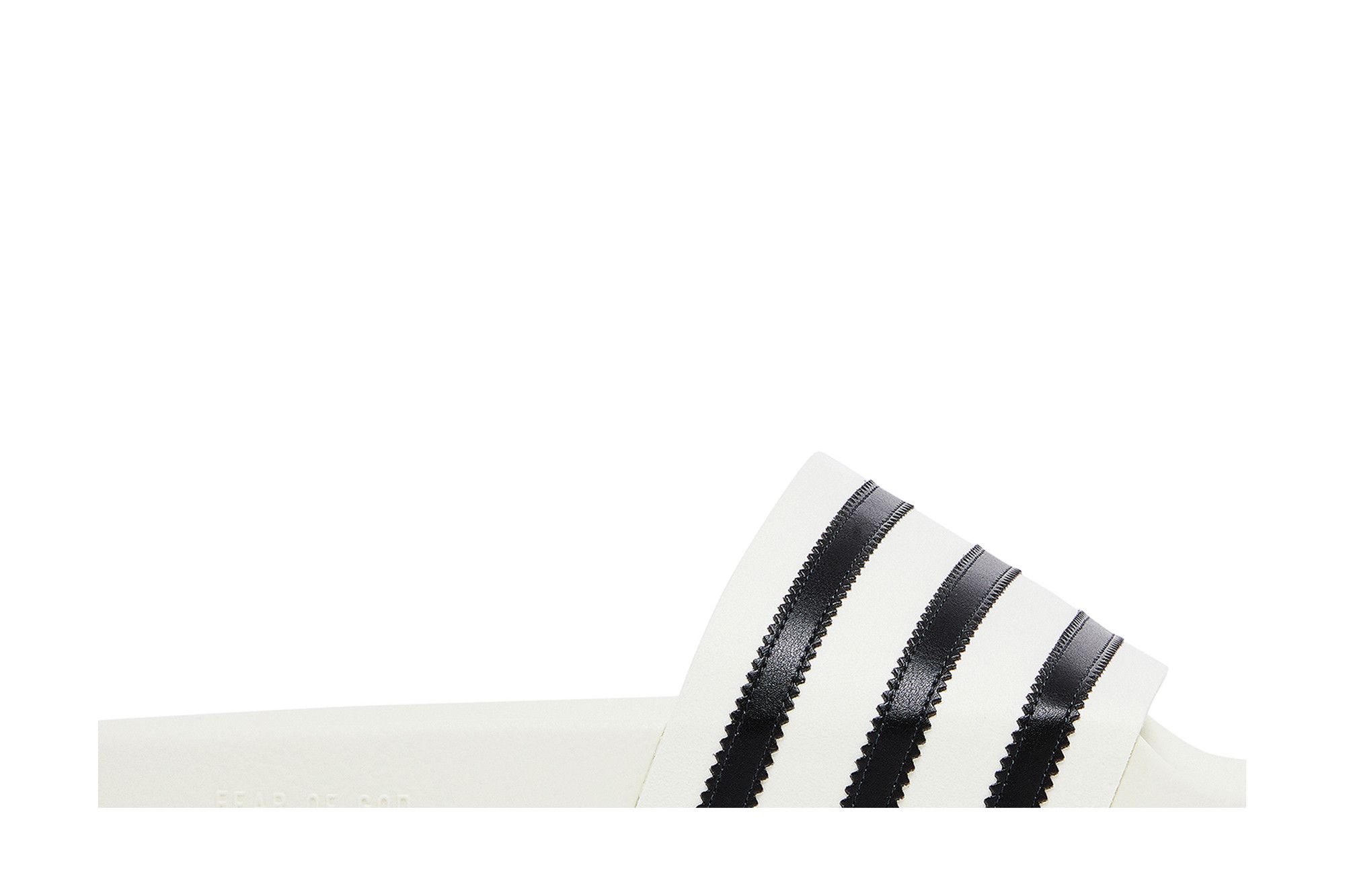 Lookbook Fear of God Athletics x adidas Adilette Slide 'Cream White' IH2272