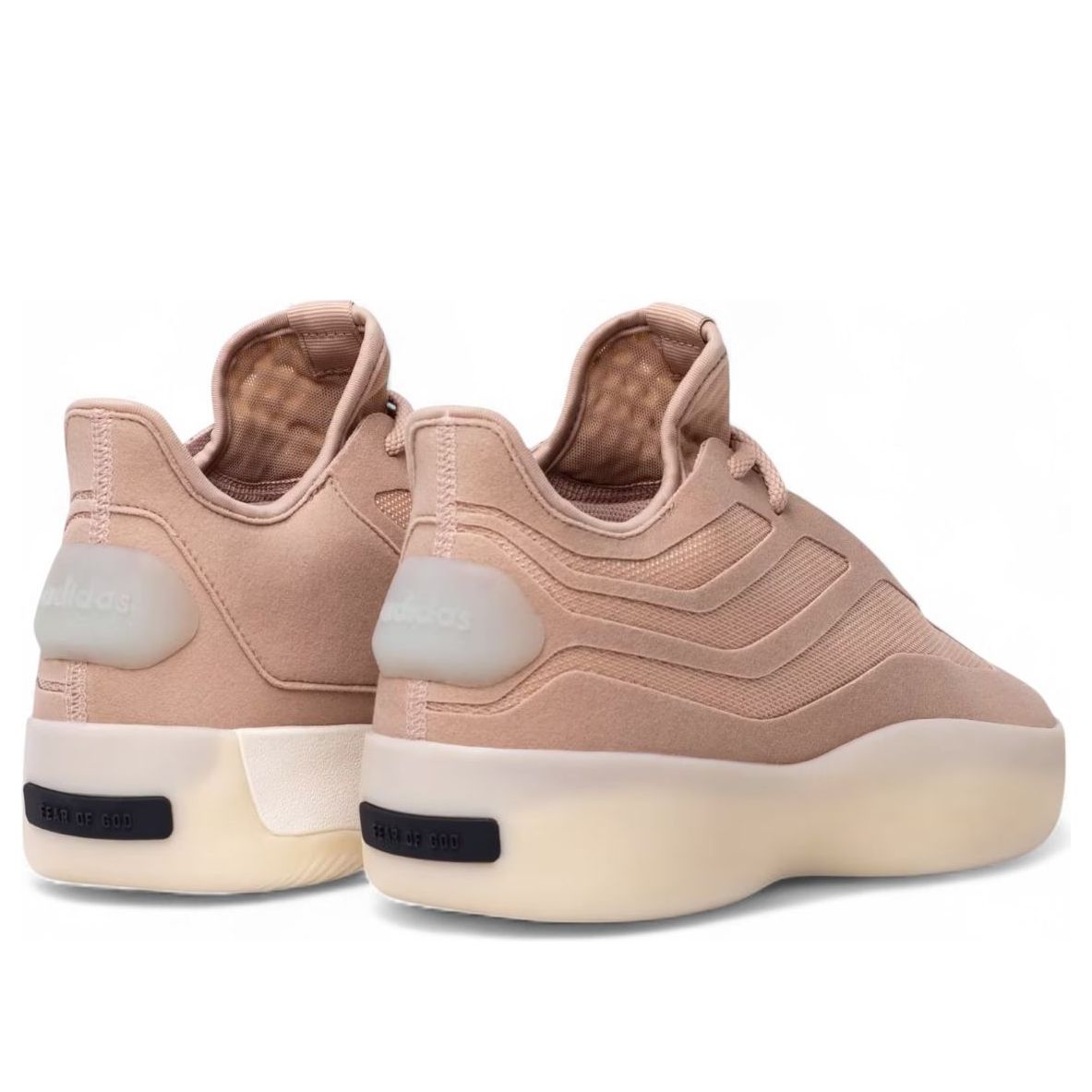 Lookbook Fear of God Athletics x adidas II 籃球鞋 'Ash Pearl' 灰珍珠色 JS0978