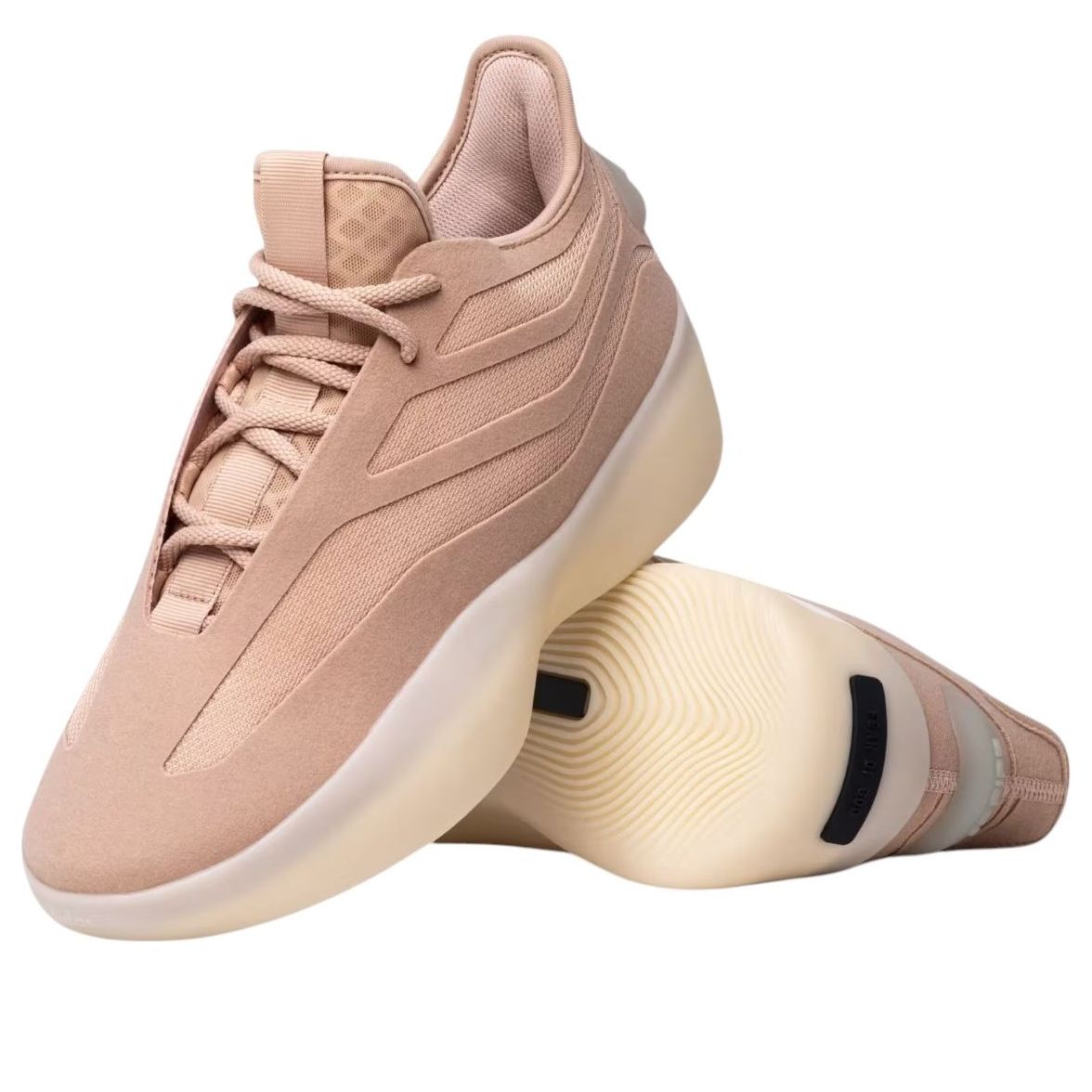 Shop Fear of God Athletics x adidas II 籃球鞋 'Ash Pearl' 灰珍珠色 JS0978