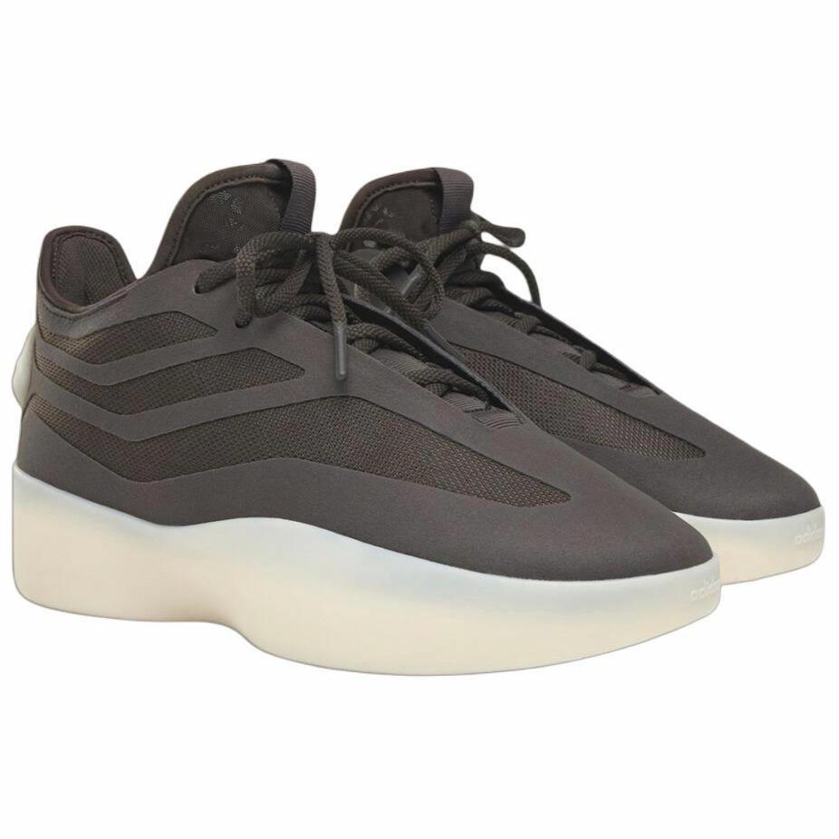 Shop Fear Of God Athletics x adidas II BASKET 'Coklat Malam' JS0977