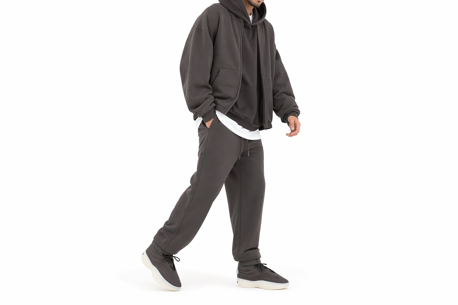 Order Fear Of God Athletics x adidas II 籃球鞋「夜棕色」 JQ8482