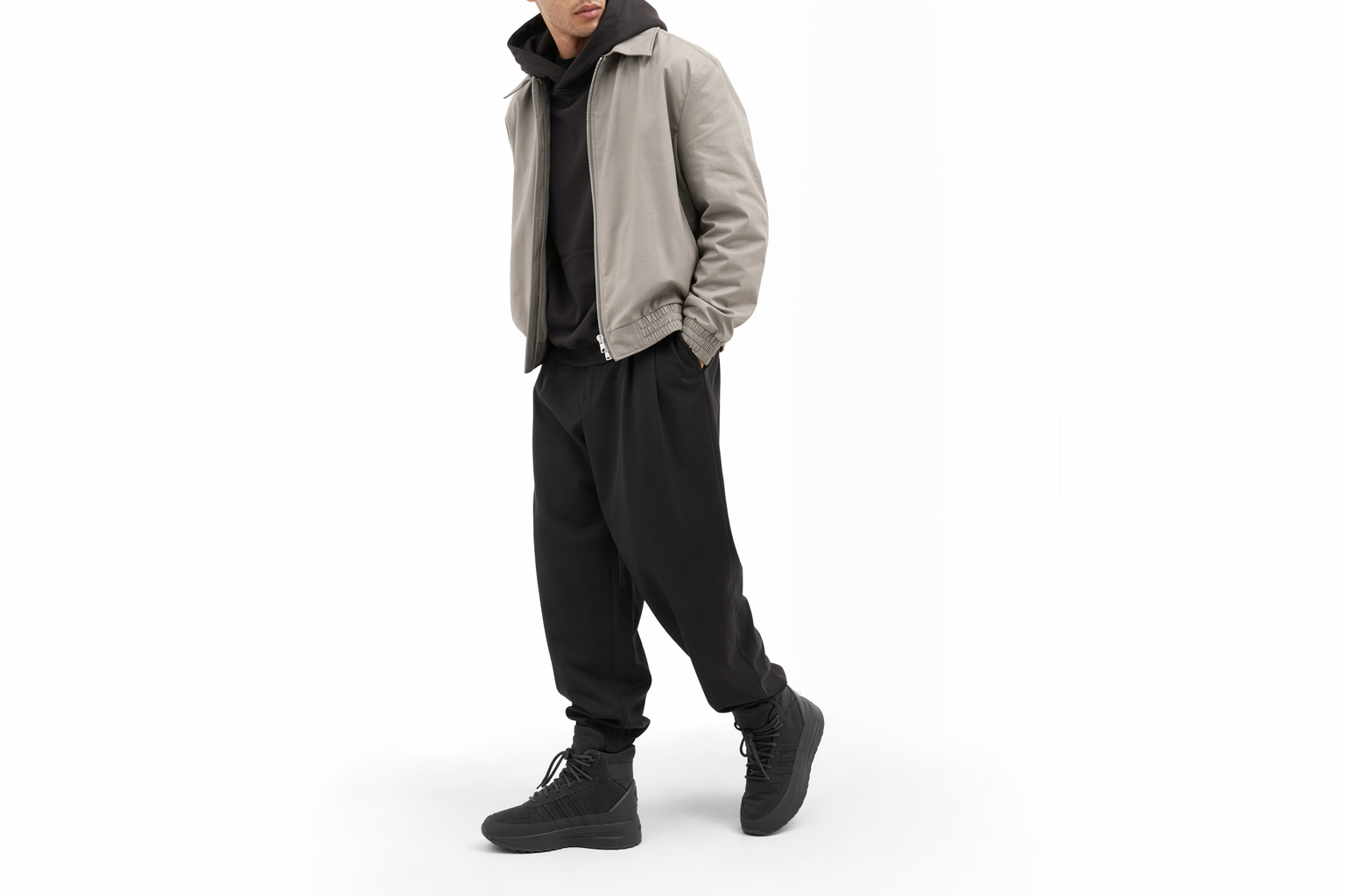 Order Fear of God Athletics x adidas Los Angeles Hiker 'Carbon' - Kasut Mendaki LA IE6208