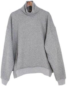 Sweatshirt Leher Mock Zip Belakang Fear of God Kelabu Heather Buy Sweatshirt Leher Mock Zip Belakang Fear of God Kelabu Heather