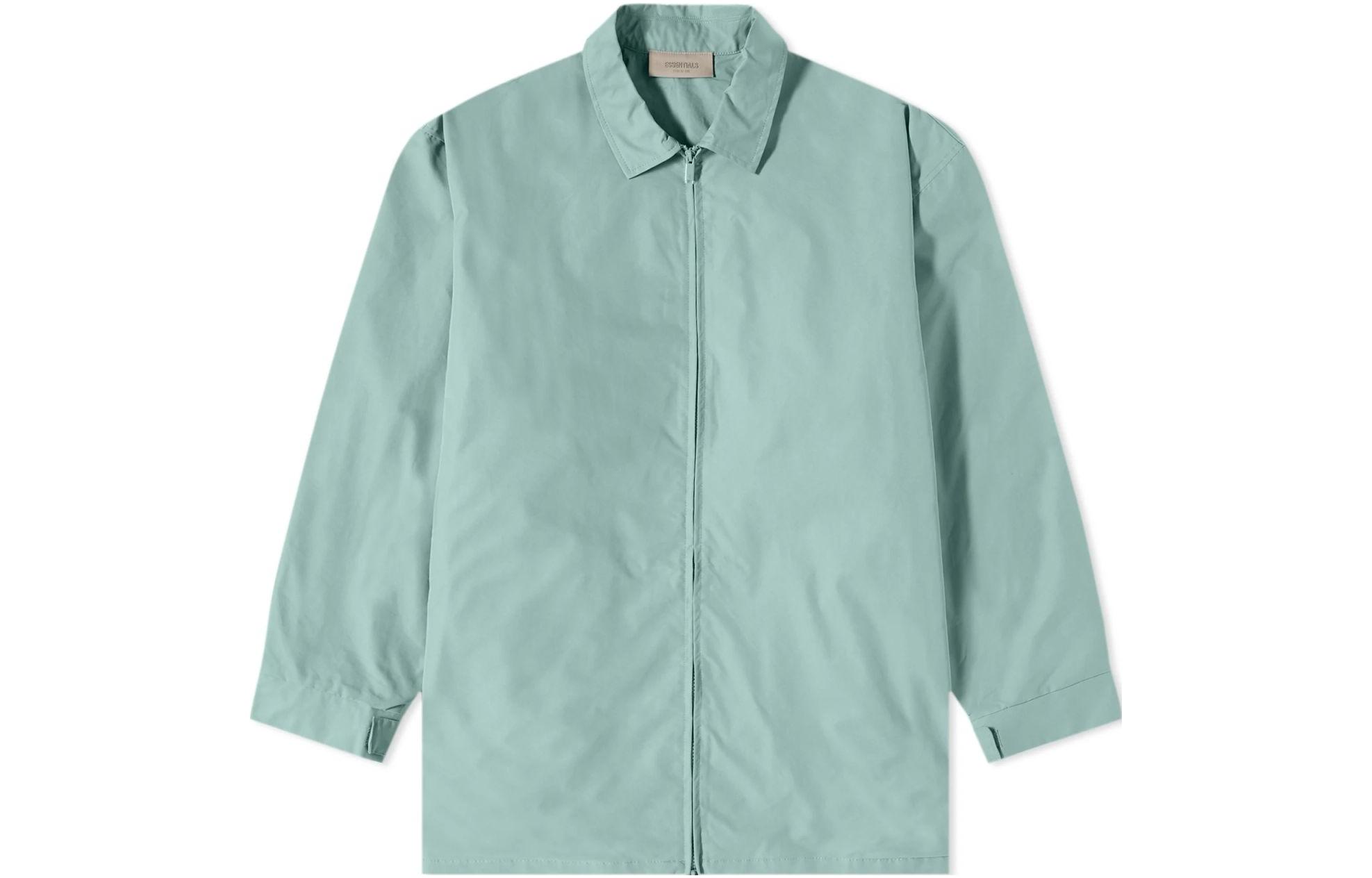 FOG Barn Jacket Sycamore Misty Blue Heavyweight Zip-Up Shirt Jacket Unisex 202BT224191F