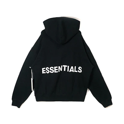 FOG Black Hoodie Back Print Fleece Unisex Heavyweight Streetwear 192250500021001