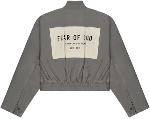 Fear of God Bomber Jacket God Grey Order Fear of God Bomber Jacket God Grey