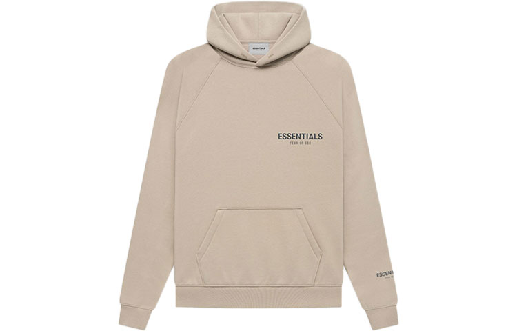 FOG Brown Reflective Logo Pullover Hoodie Unisex FOG-FW21-159