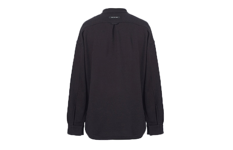 Order Fear of God Pullover Henley Terciopelo Negro Vintage
