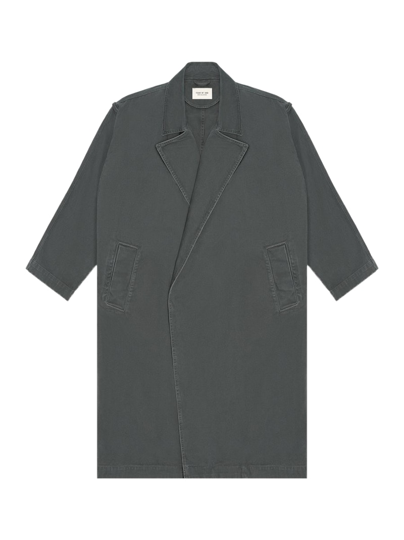Fear of God Canvas Trenchcoat Seaweed
