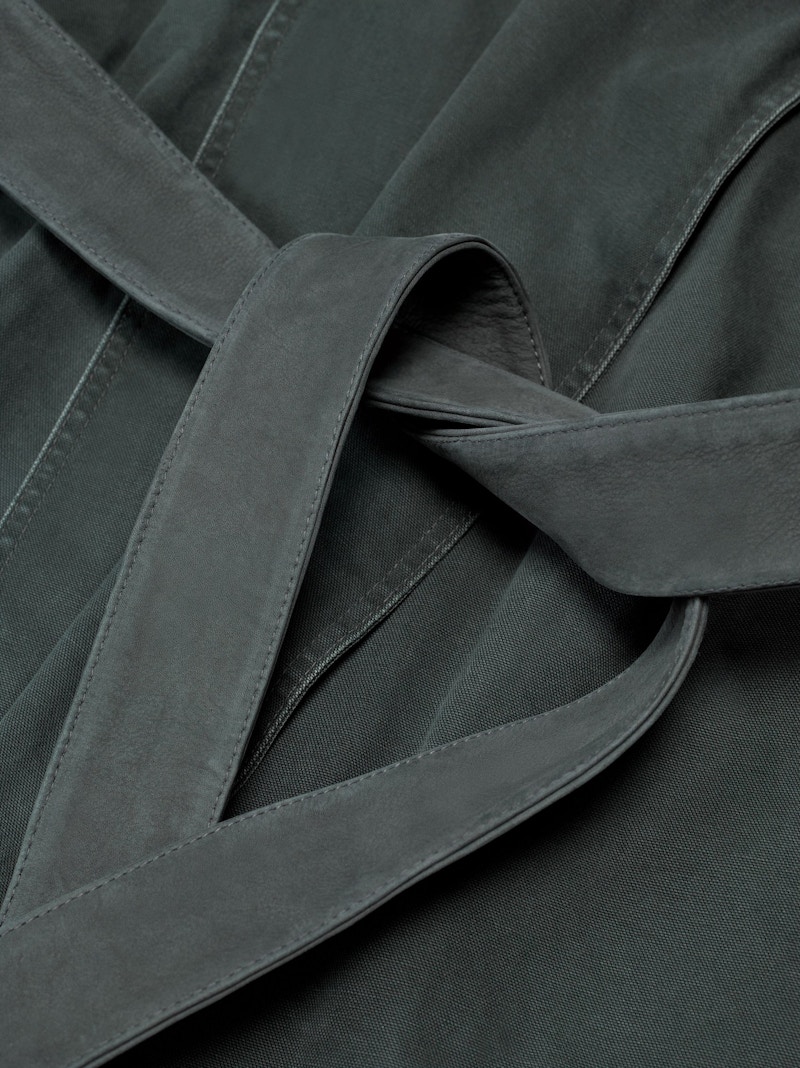 Fear of God Canvas Trenchcoat Seaweed 圖 3