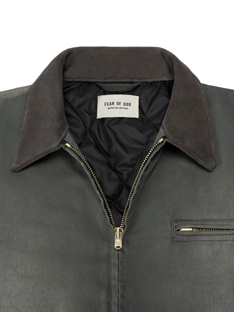 Lookbook 피어오브갓 캔버스 워크자켓 (씨위드)
