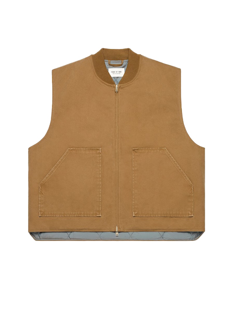 Fear of God Canvas Work Vest Rust