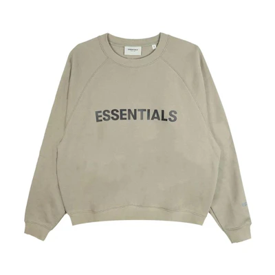 FOG Cement Crewneck Sweatshirt Grey Unisex Heavyweight Pullover 192250500252504