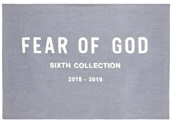 Selimut Abu-Abu Bordir Chenille Fear of God Buy Selimut Abu-Abu Bordir Chenille Fear of God