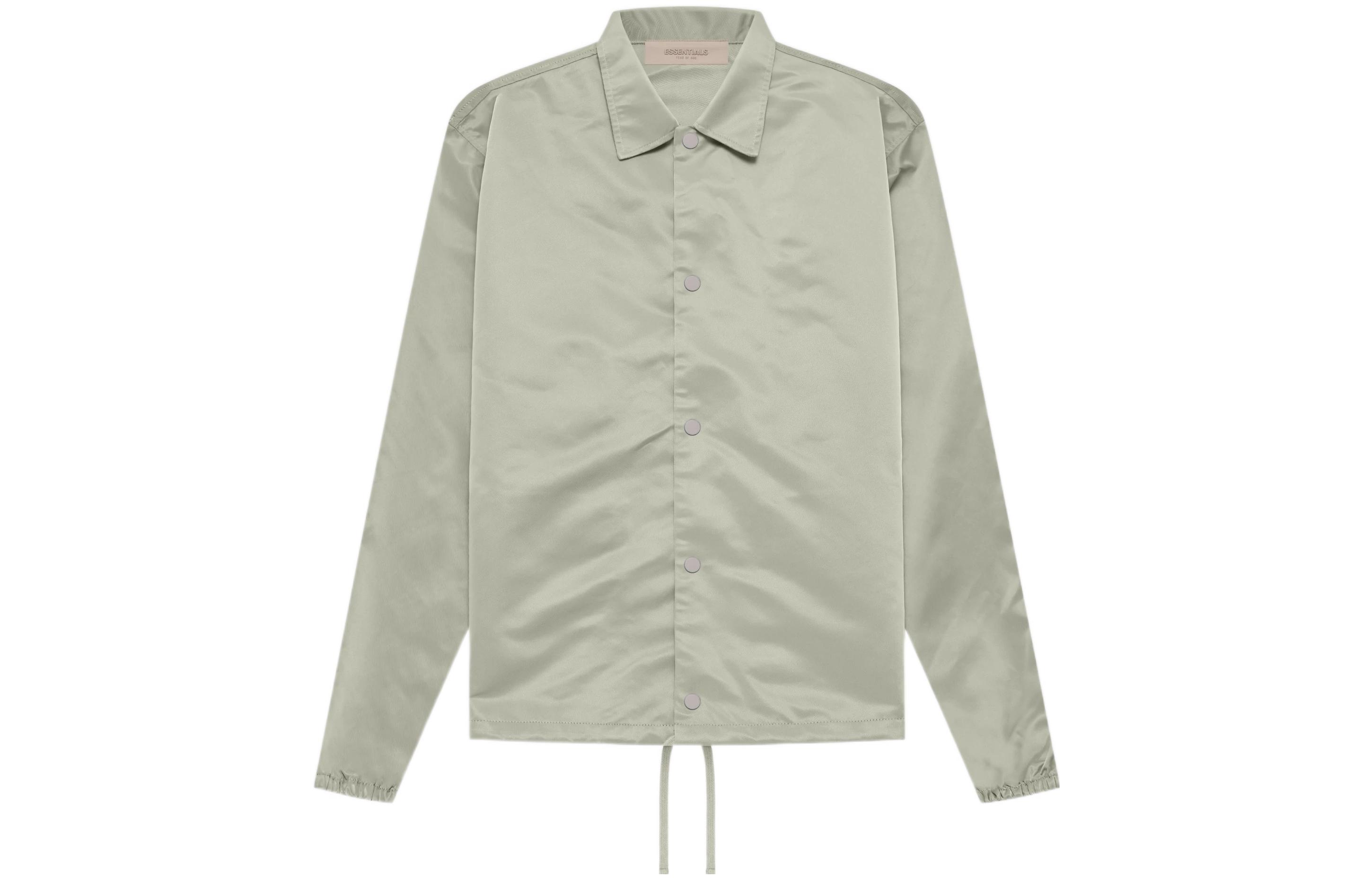 Fear of God Coaches Jacket Seafoam Grey-Green Heavyweight Windbreaker FOG-SS22-110