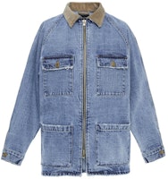 Fear of God Corduroy Collar Denim Long Jacket Vintage Indigo Fear of God Corduroy Collar Denim Long Jacket Vintage Indigo