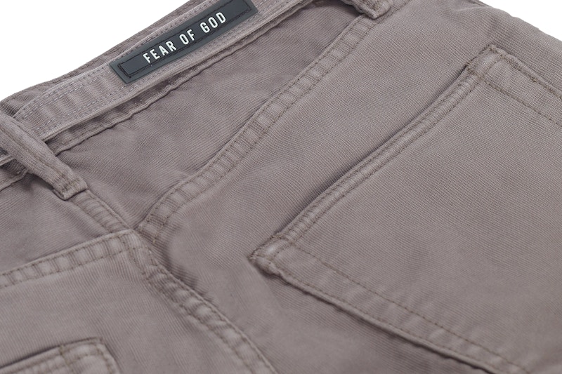 Lookbook Fear of God 灰色灯芯绒牛仔裤