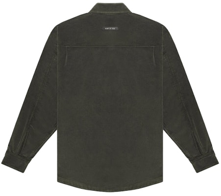 Fear of God Corduroy Shirt Jacket Forest Green Order Fear of God Corduroy Shirt Jacket Forest Green
