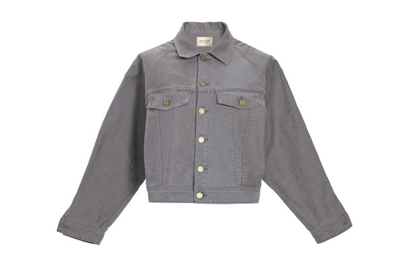Fear of God Corduroy Trucker Jacket Grey