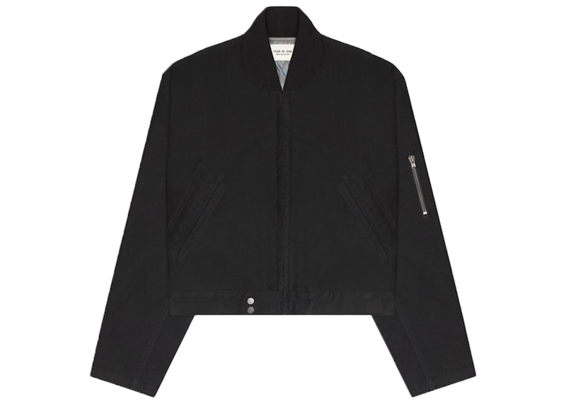 Fear of God Cotton Bomber Jacket Black
