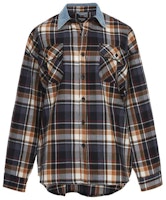 Fear of God Denim Collared Flannel Yellow Plaid Fear of God Denim Collared Flannel Yellow Plaid