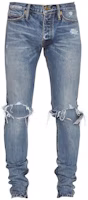 Fear of God Distressed Selvedge Denim Jeans Indigo Fear of God Distressed Selvedge Denim Jeans Indigo