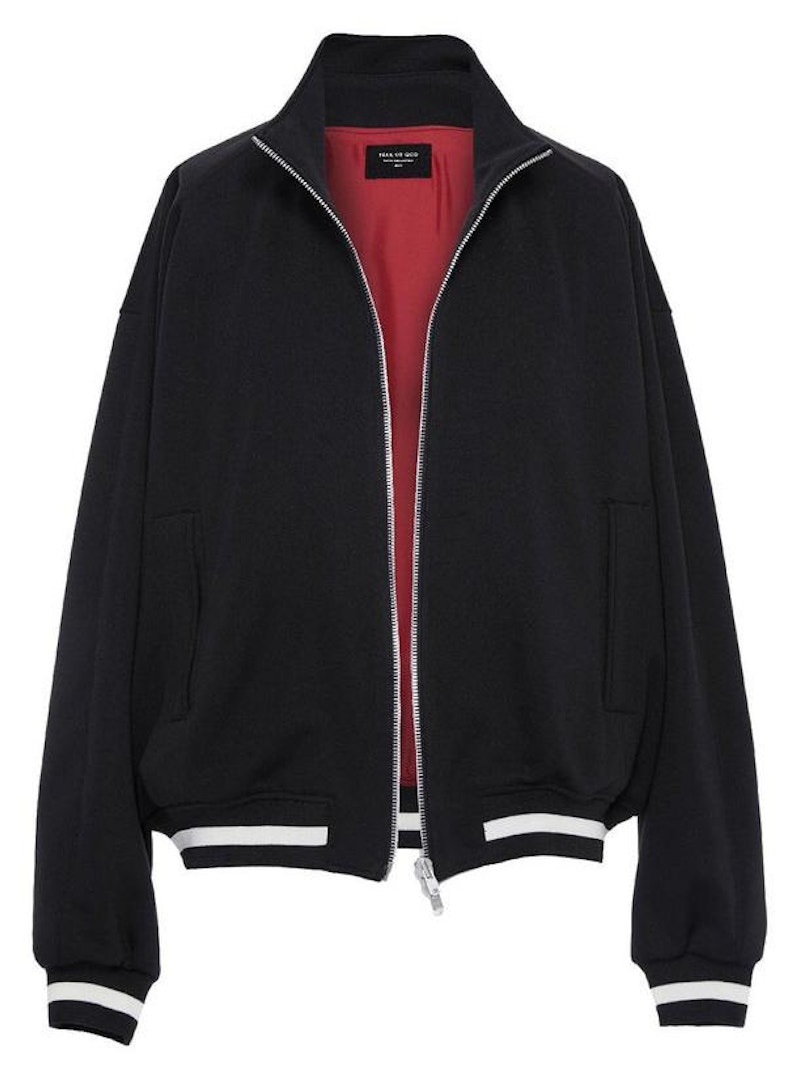 Fear of God Double Knit Track Jacket Black