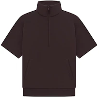 Fear of God Drop2 SS23 Off-Black 3/4 Sleeve Half-Zip Heavyweight Shirt 192BT224310F Fear of God Drop2 SS23 Off-Black 3/4 Sleeve Half-Zip Heavyweight Shirt 192BT224310F