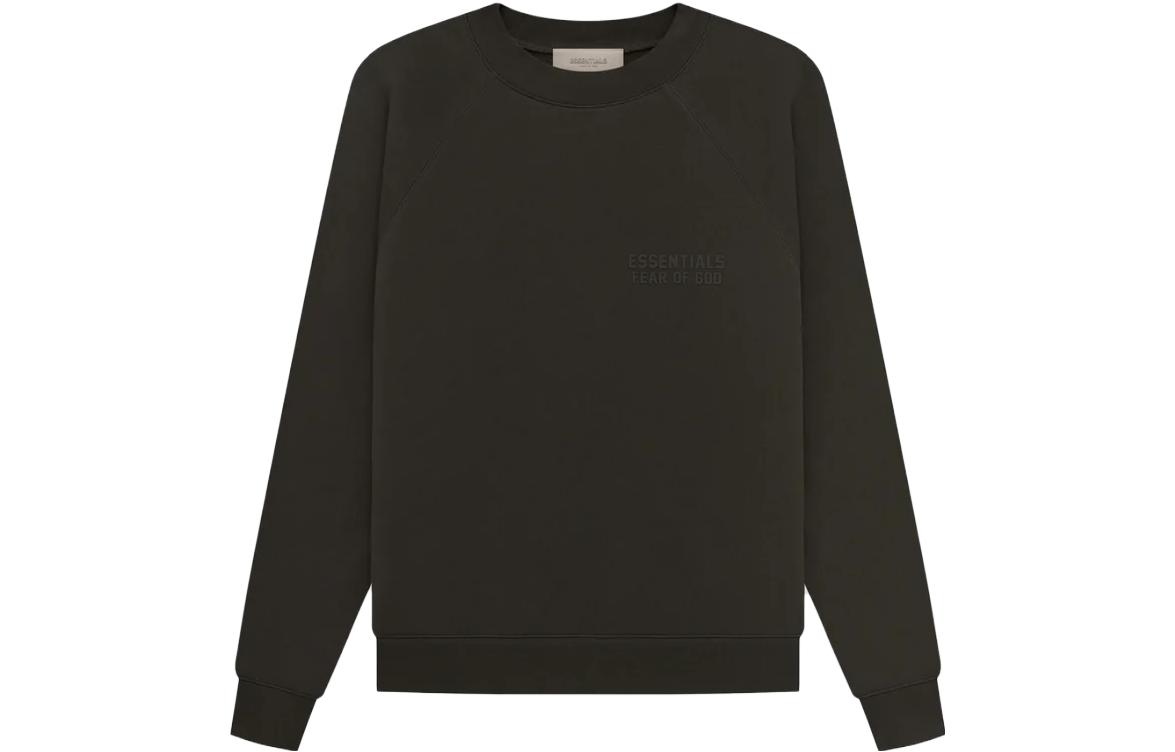 Fear of God Drop2 SS23 Off-Black Crewneck Heavyweight Sweatshirt Men 192BT222040F