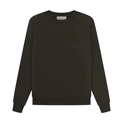 FOG Drop2 SS23 Off-Black Crewneck Heavyweight Sweatshirt Men 192BT222040F
