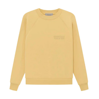 FOG Drop 2 SS23 Light Tuscan Crewneck Sweatshirt Goose Yellow 192BT222042F