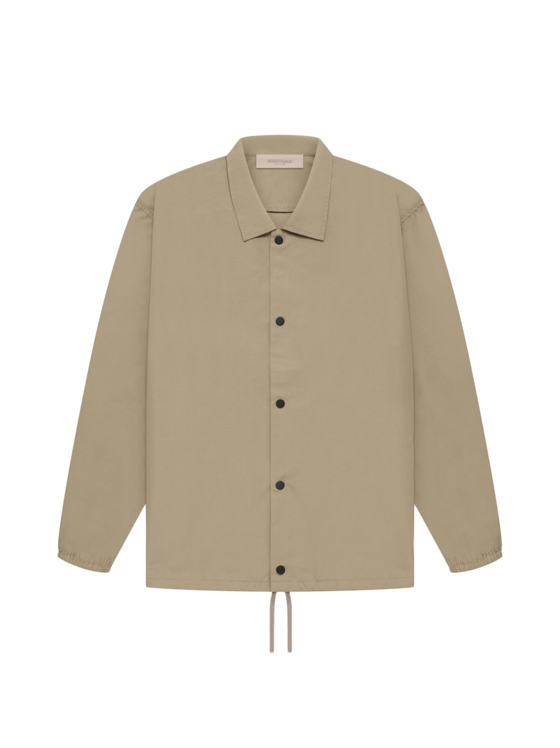 Order Fear of God Essentials 1977 教练夹克 '橡木色'