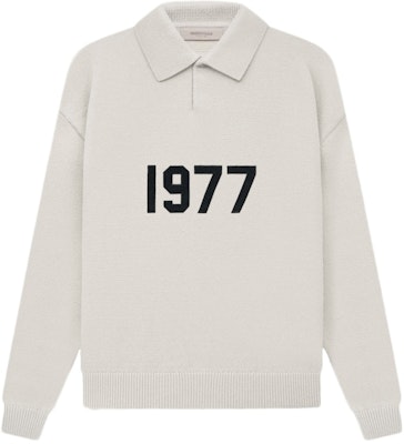 Fear of God Essentials 1977 Knit L/S Polo 'Wheat' Buy Fear of God Essentials 1977 Knit L/S Polo 'Wheat'