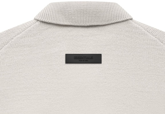Fear of God Essentials 1977 Knit L/S Polo 'Wheat' Lookbook Fear of God Essentials 1977 Knit L/S Polo 'Wheat'