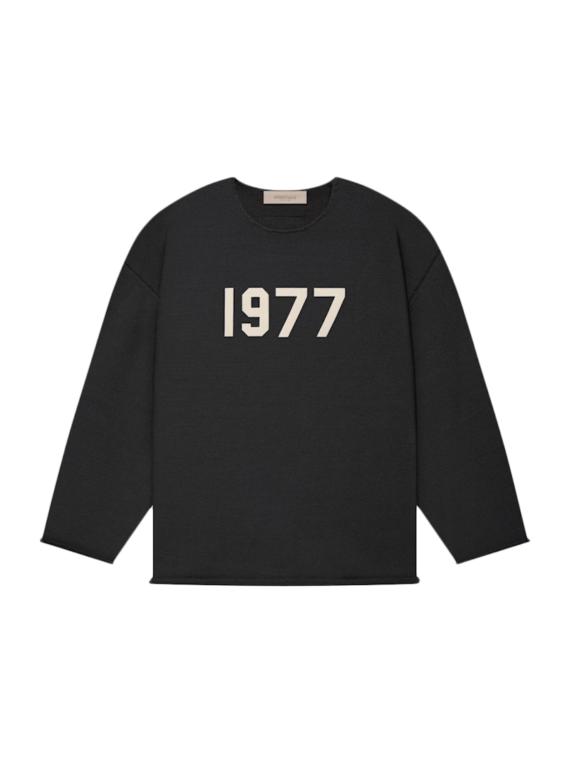 Fear of God Essentials 1977 Raw Edge Sweater 'Iron'