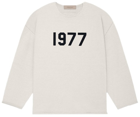 Fear of God Essentials 1977 Raw Edge Sweater 'Wheat' Buy Fear of God Essentials 1977 Raw Edge Sweater 'Wheat'