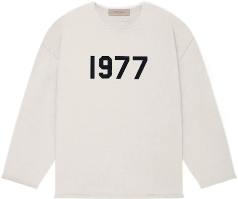 Fear of God Essentials 1977 SS22 Wheat Raw Edge Heavyweight Sweater Pullover. FOG-SS22-121 Buy Fear of God Essentials 1977 SS22 Wheat Raw Edge Heavyweight Sweater Pullover. FOG-SS22-121