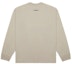 Order Fear of God ESSENTIALS 3D Silicon Applique Boxy Long Sleeve T-Shirt String/Tan
