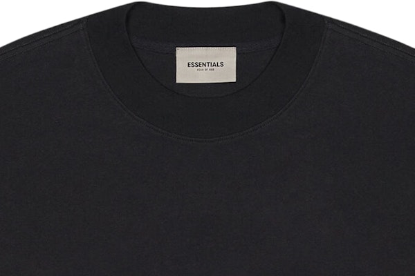Fear of God ESSENTIALS 3D Silicon Applique Boxy Long Sleeve T-Shirt Dark Slate/Stretch Limo/Black Lookbook Fear of God ESSENTIALS 3D Silicon Applique Boxy Long Sleeve T-Shirt Dark Slate/Stretch Limo/Black