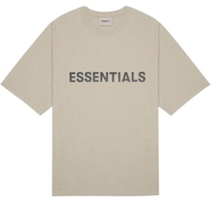Fear of God ESSENTIALS 3D硅胶标识宽松T恤 米色/浅褐色 Buy Fear of God ESSENTIALS 3D硅胶标识宽松T恤 米色/浅褐色