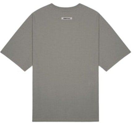 Fear of God ESSENTIALS 3D Silicon Applique Boxy T-Shirt Gray Flannel/Charcoal Order Fear of God ESSENTIALS 3D Silicon Applique Boxy T-Shirt Gray Flannel/Charcoal