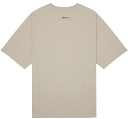 Fear of God ESSENTIALS 3D硅胶标识宽松T恤 米色/浅褐色 Order Fear of God ESSENTIALS 3D硅胶标识宽松T恤 米色/浅褐色