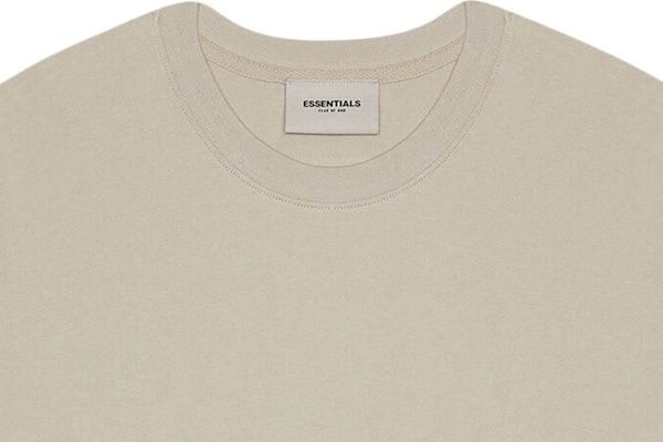 Fear of God ESSENTIALS 3D硅胶标识宽松T恤 米色/浅褐色 Lookbook Fear of God ESSENTIALS 3D硅胶标识宽松T恤 米色/浅褐色