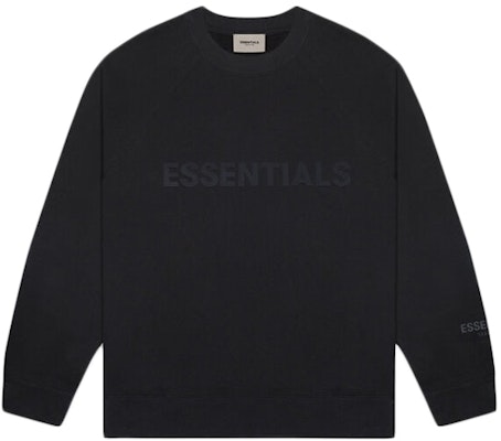 Fear of God ESSENTIALS 3D Silicon Applique Crewneck Dark Slate/Stretch Limo/Black Buy Fear of God ESSENTIALS 3D Silicon Applique Crewneck Dark Slate/Stretch Limo/Black