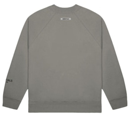 Fear of God ESSENTIALS 3D Silicon Applique Crewneck Gray Flannel/Charcoal Order Fear of God ESSENTIALS 3D Silicon Applique Crewneck Gray Flannel/Charcoal