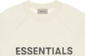 Lookbook Fear of God ESSENTIALS 3D Silicon Applique Crewneck Buttercream
