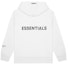 Order Fear of God ESSENTIALS 3D Silicon Applique Full Zip Up Hoodie White